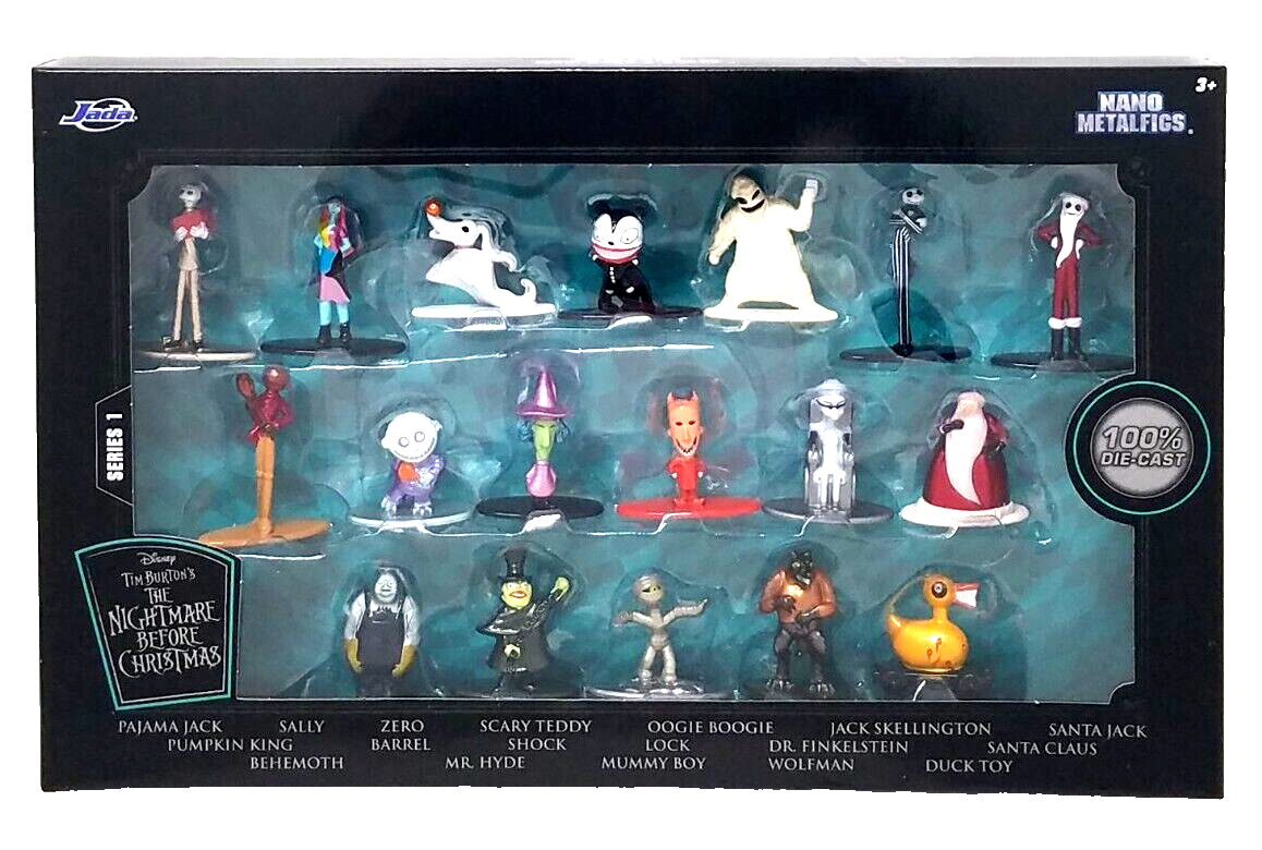 ふなゆみ★ミニチュア★スターバックス★１８個セット★ Jada Metal figs NIGHTMARE BEFORE CHRISTMAS Mini Diecast Set Series