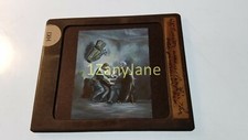 HKI Glass Magic Lantern Slide Photo COSETTE WAS ASLEEP IN OLD GENDARME'S BED