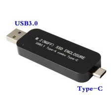 Type-C USB3.0 to M.2 NGFF B Key SSD 2230 2242 Adapter Card Converter Enclosure