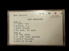 The Whispers - Just Gets Better With Time -Promo Cassette Tape Album MCA Records