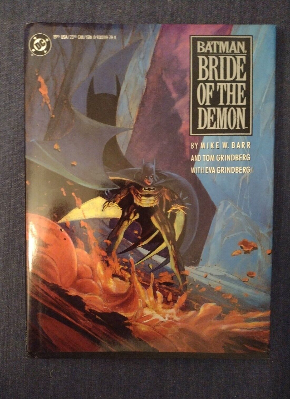 Batman Bride of the Demon GN Hardcover  1990 Mike W Barr &Tom Grindberg