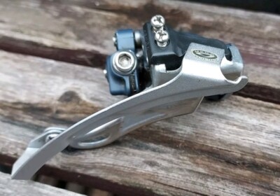 ①【90s☆ビンテージ】SHIMANO DEORE LX 前後ディレーラー Shimano Deore LX Triple Front Derailleur 9sp Bottom Pull FD
