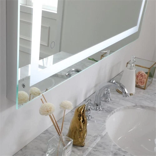 Elegant Decor Helios 36" Square Hardwired LED Bathroom Mirror with Touch Sensor - Picture 6 of 8