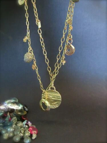 Colliers et pendentifs de pierre précieuse en or jaune or jaune, 14 carats