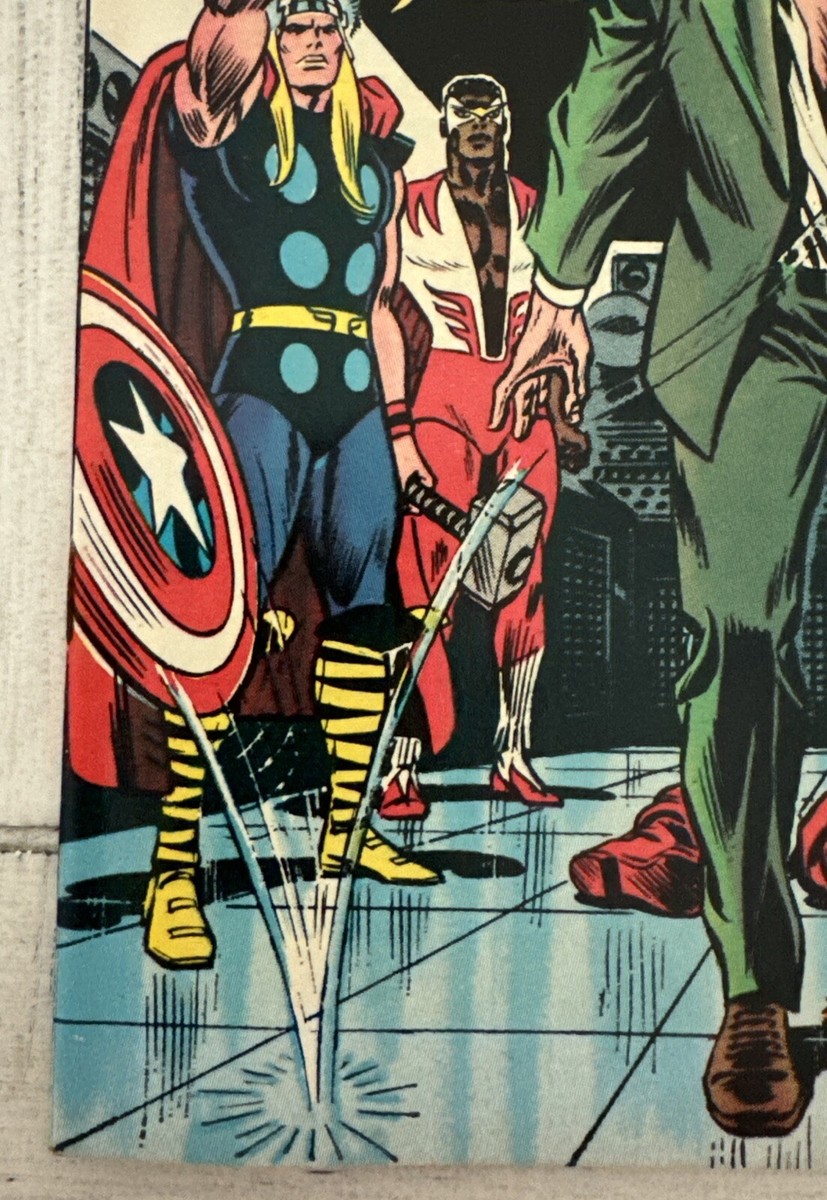 Captain America #176 (Marvel Comics 1974) VF- Cap Resigns John