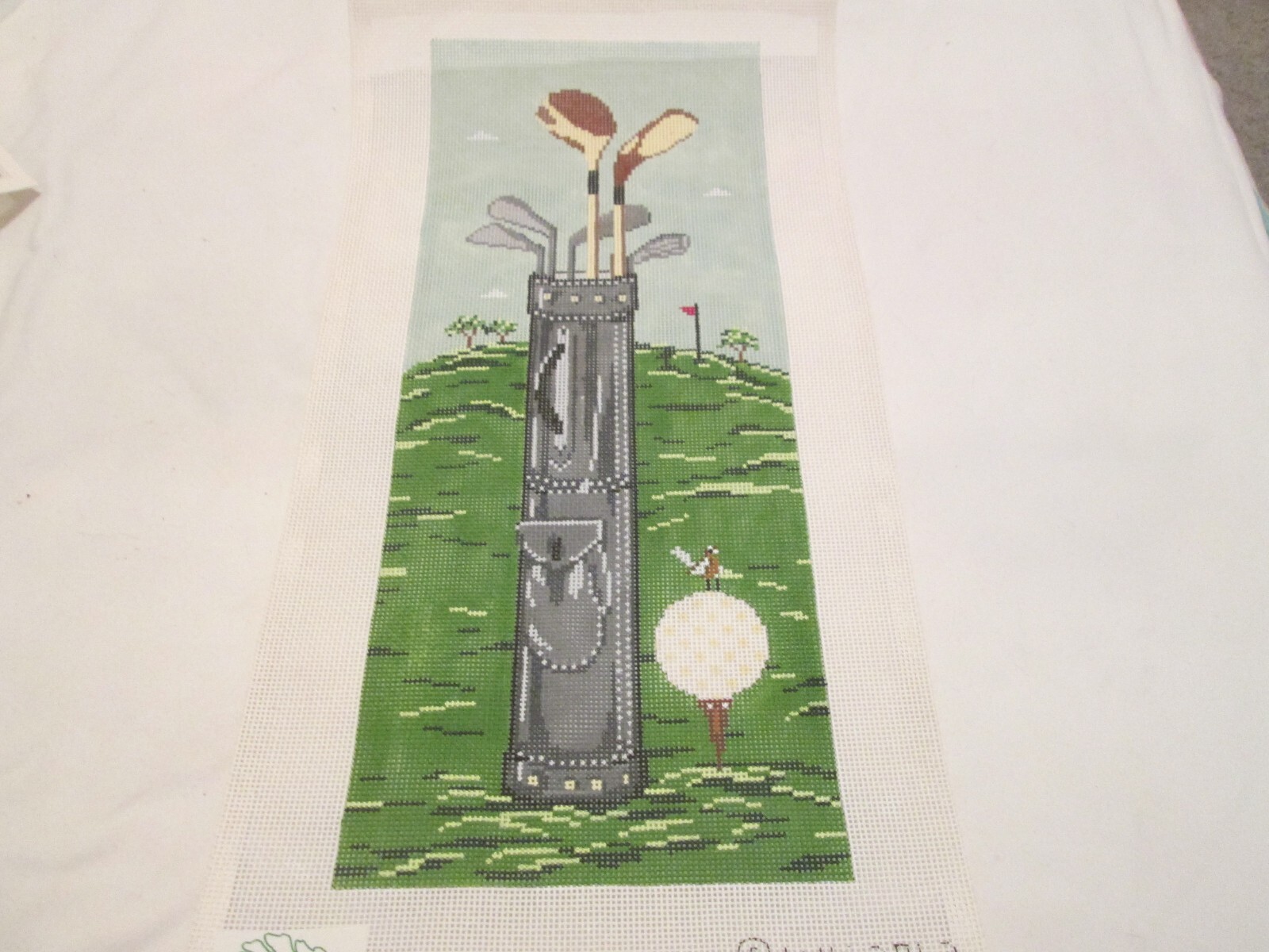 Birdie-Cooper Oaks-Handpainted Needlepoint Canvas
