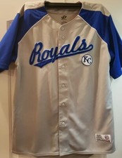 Kansas City Royals Blue Dynasty Stitched Jersey Mens MLB Baseball Size Large (L)