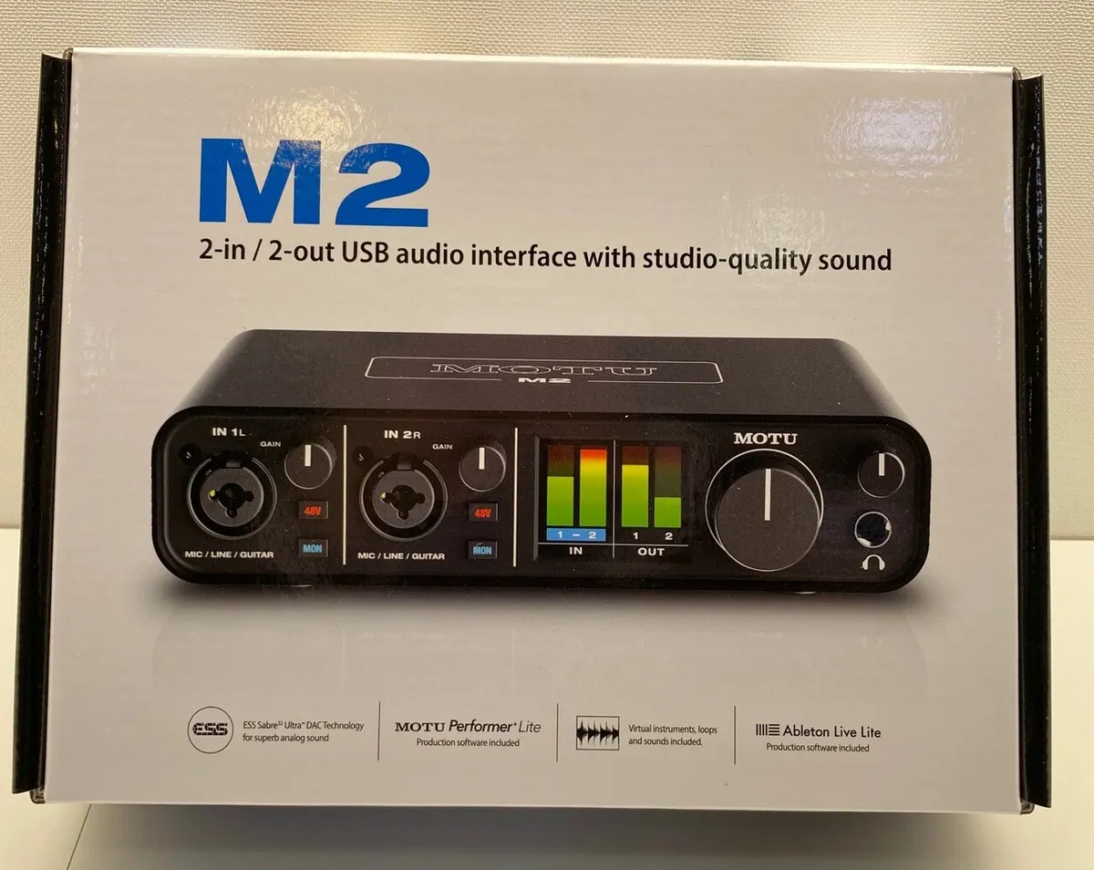 Motu M2 2In Audio Interface Is The Best? | eBay
