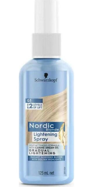 Schwarzkopf Nordic Blonde G1 Lightening Spary 125ml*+FREE SHIPPING AU