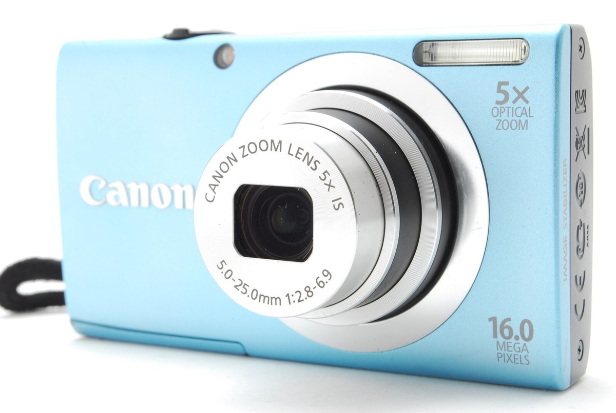 Canon PowerShot A2400 IS 青 Canon PowerShot A2400 IS Digital Camera (Blue) 6190B001 B&H