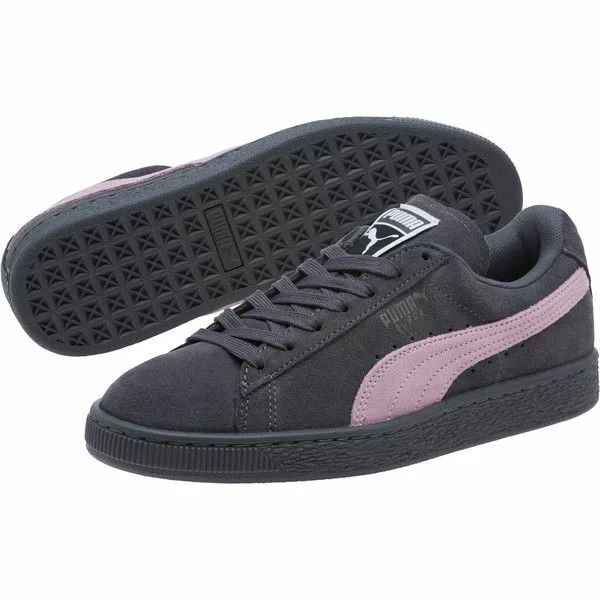 Puma suede junior grey hotsell
