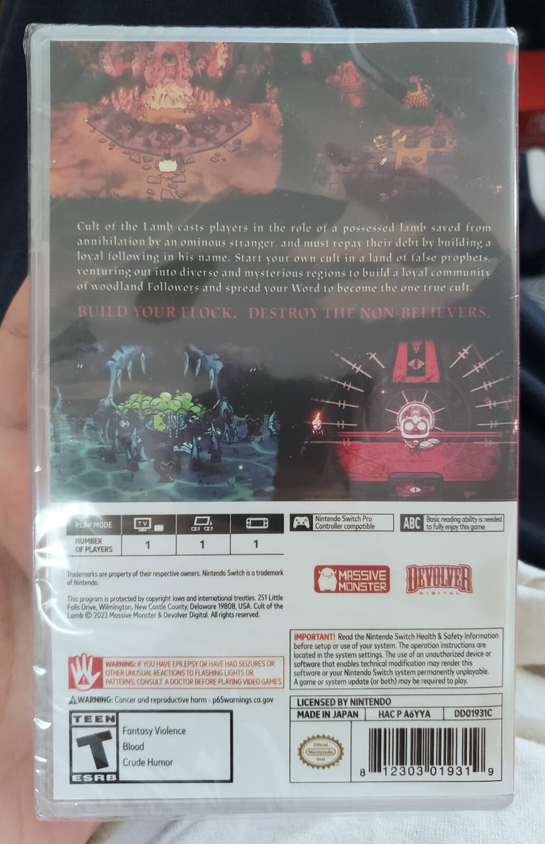 Cult of the Lamb (Nintendo Switch, 2023) for sale online | eBay
