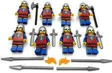 Lego 8 New Knights Minifigures Weapons Swords Pieces