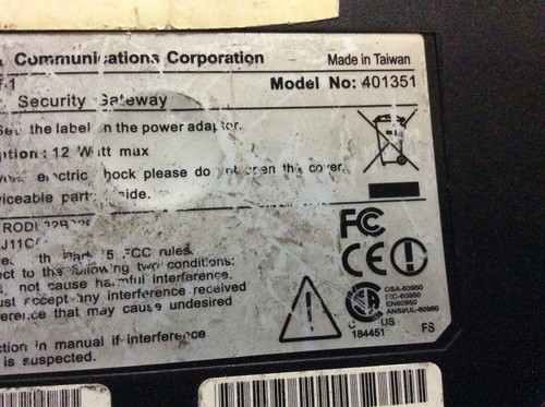 JOBLOT 30x ZYXEL WIRELESS ROUTER VMG3925-B10B AMG1302-T10B VMG1312-B10A I4S11 B7 - Picture 4 of 7