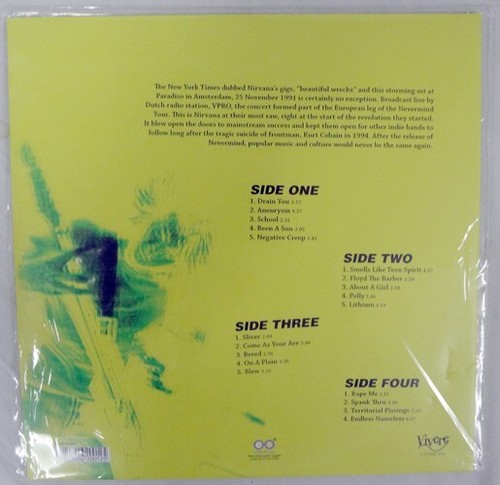 Nirvana Live... Nevermind Tour 1991 Edizione Limitata Musica Vinile Record Set! - Foto 2 di 18
