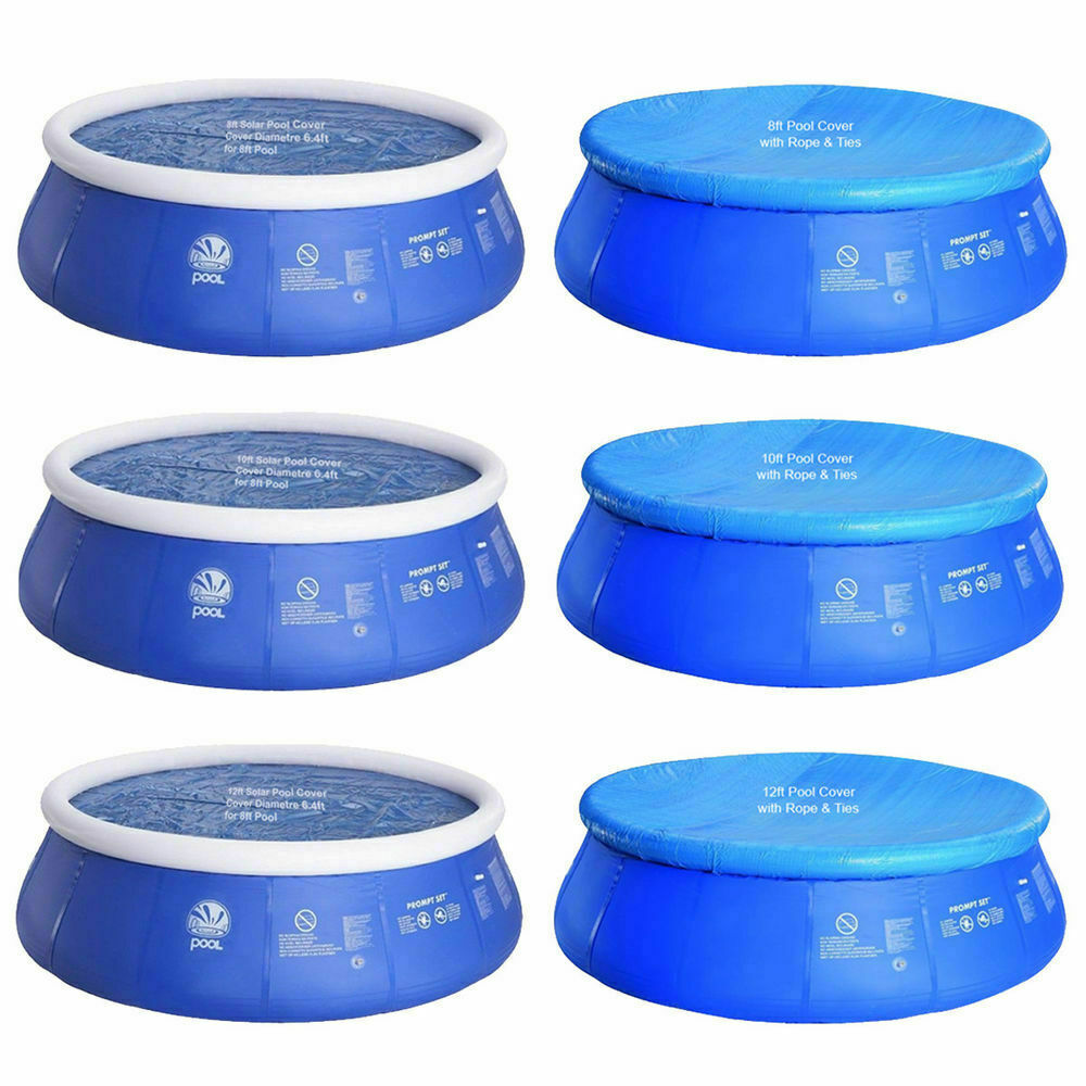 8FT10FT12FT SWIMMING POOL COVER ROUND COVER SOLAR PADLING SHEET FAST