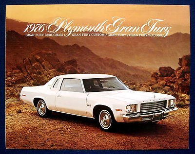 Prospekt brochure 1976 Plymouth Gran Fury (USA)