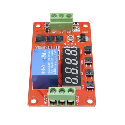 1-100PCS 12V Automation Self-lock PLC Relay Delay Cycle Timer Module 8 Function - Picture 14 of 22