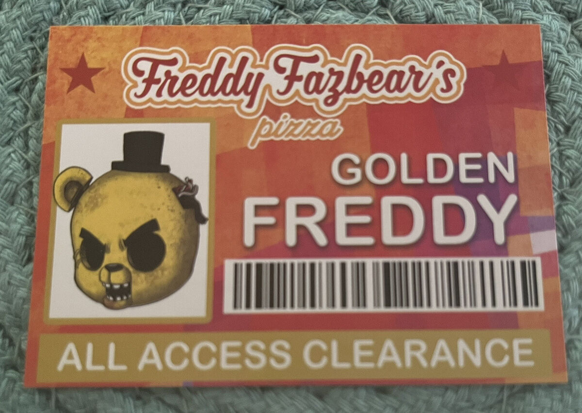 97 GOLDEN FREDDY HALLWAY CAMERA 2016 FNAF Five Nights at Freddy's card