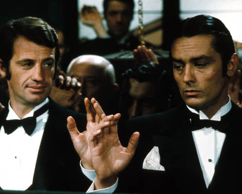 Photo Vintage Alain Delon Et Jean-Paul Belmondo – Tirage Neuf, Mythique !