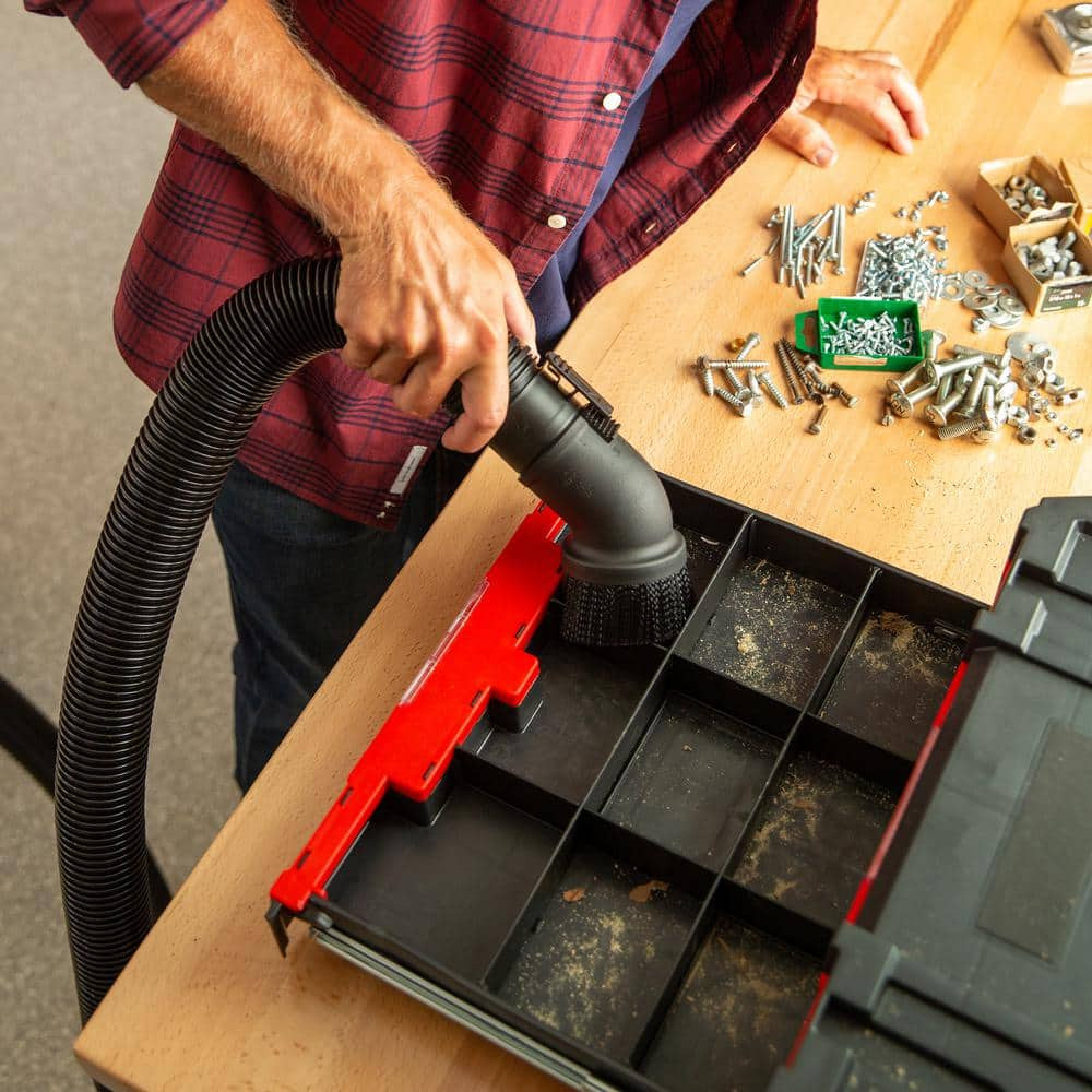 2-1/2 in. Locking Dusting Brush Accessory Shop Vac Attachment for RIDGID Wet Dry