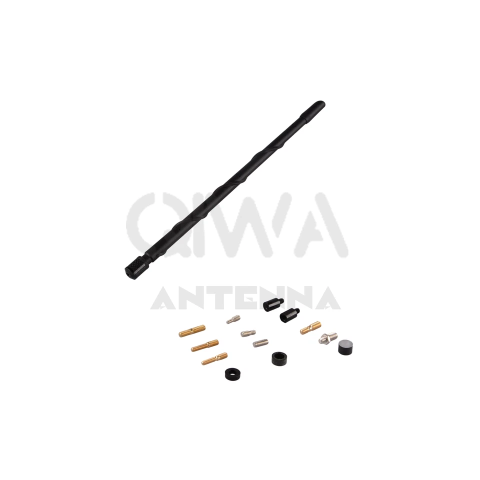 Mástil de antena de radio de 13" con tornillo universal para la mayoría de los vehículos apto para Ford Chevy GMC Foto 3 de 4