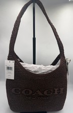 Coach Brooklyn Shoulder Bag 28 Straw Brass/Maple CDU75