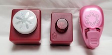 Lot of 3 Flower Design Paper Punches EK Success Emagination Scrapbooking Crafts