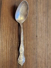 Indiana Sterling Silver Antique Souvenir Spoon