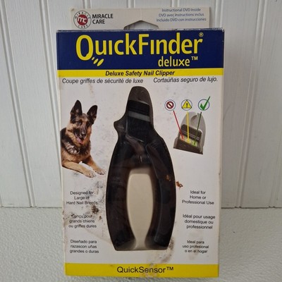 Miracle Care Quickfinder Deluxe Safety Nail Clippers Lg Breeds Or Hard Nails...