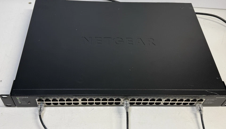 NETGEAR GS348PP 48 Port Rack Mountable Ethernet Switch - GS348PP-100NAS - Image 3 of 4