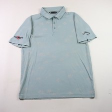 Travis Mathew Polo Shirt Mens Medium Beach Golf Athletic Callaway Odyssey
