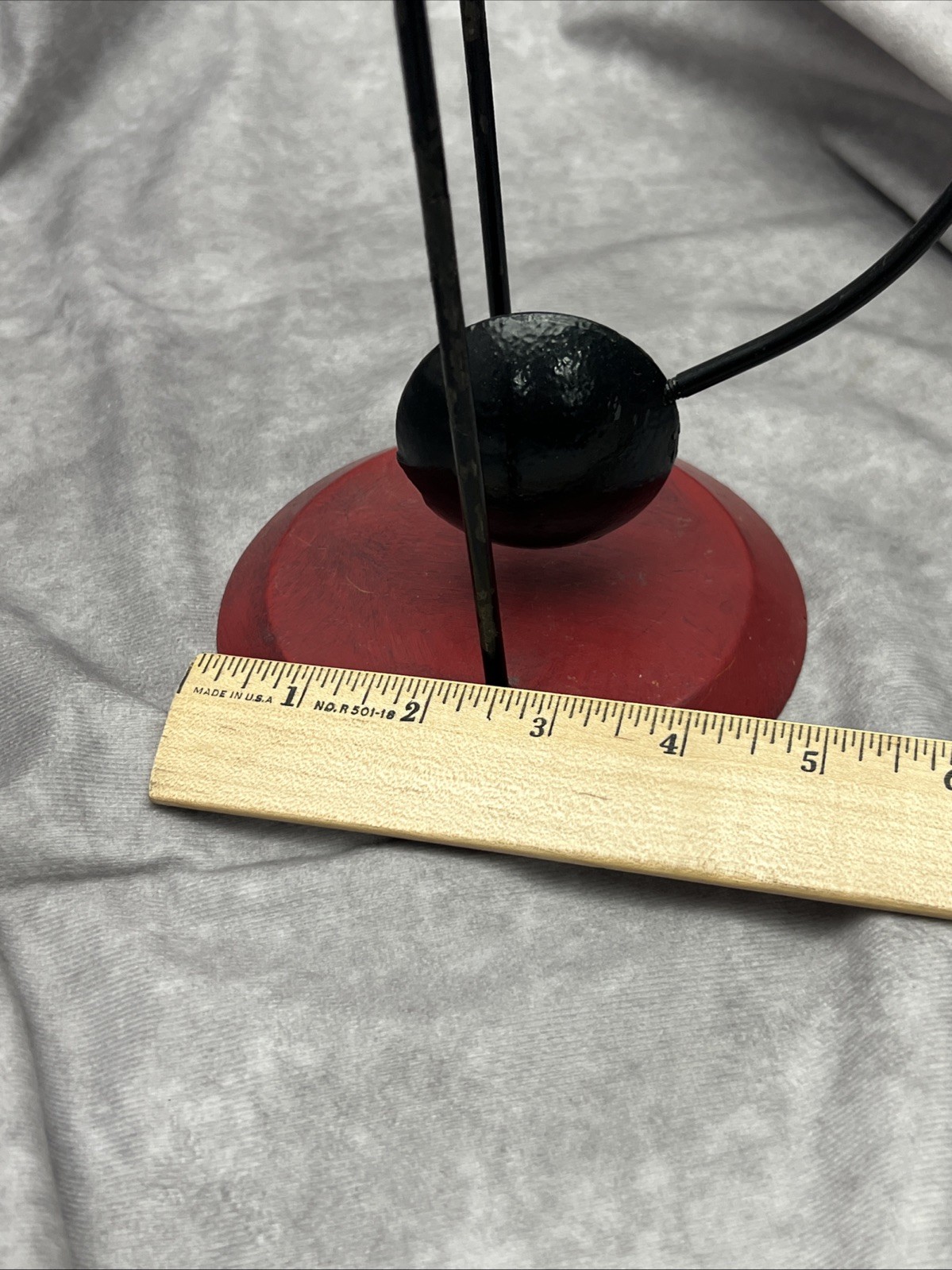 2006 Wells Fargo Horse and Stagecoach Balance Pendulum Cast Iron Toy 13.5" x 12"