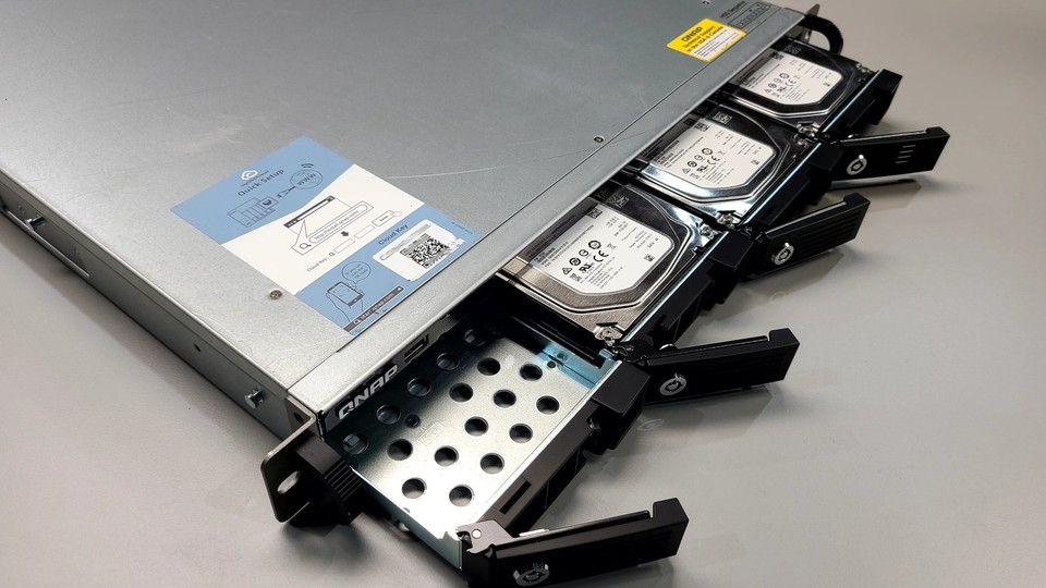 Scsi Storage Array QNAP, TS-431U, Disk Array w/ 6TB Data Storage Systems 4-bay 1U iSCSI ...