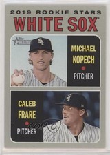 2019 Topps Heritage Rookie Stars Michael Kopech Caleb Frare #7 7at