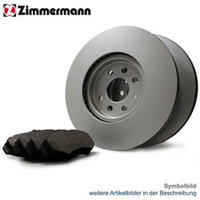 ZIMMERMANN Bremsscheiben Set + Bel�ge f�r X4 F25 BMW F26 X3 sDrive xDrive