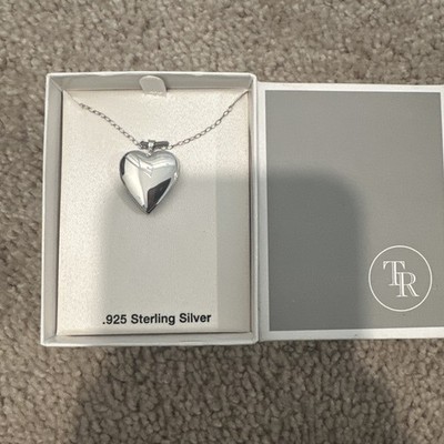THINGS REMEMBERED STERLING SILVER 20MM HEART LOCKET