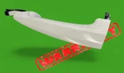 2007-2013 bmw x5 x6 e70 front or rear left driver exterior door handle white oem