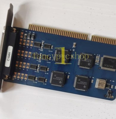 1PCS MOXA C104H ISA 4-port RS232 multi-serial port card Used