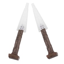 2 Pcs Artificial Aquarium Christmas Trees Fish Tank Accessories Decorations