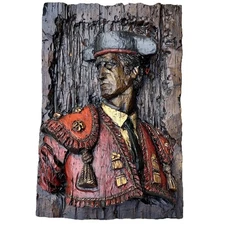 Vanguard Studios 1967 Vanathane 3D Matador Wall Art Rare 30.5” x 20.5"
