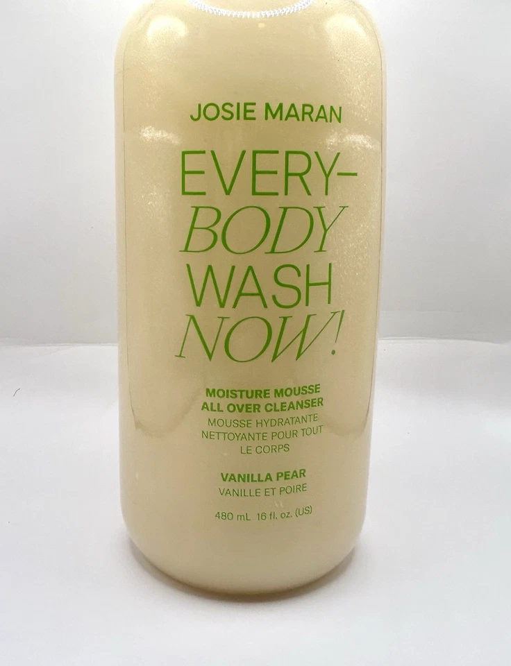 Mousse hidratante Josie Maran Every Body Wash 16 oz/480 ml (sellada) | pera de vainilla Foto 2 de 3