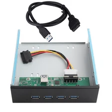 5.25 Inch 19PIN To USB3.0 CD Driver 4 Port HUB Front Panel CD-ROM Expansion Rack