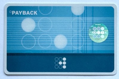 Alte Original Payback-Karte   Einzelkarte (Nr. 1)   wahrscheinlich ungebraucht