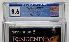 Resident Evil Outbreak CGC 9.6 A+ PlayStation 2 PS2 Sealed New Graded 1st Print
