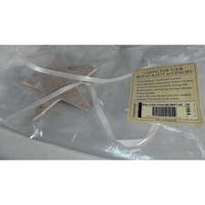 Longaberger WoodCrafts Set of 2 Maple Star Tie-ons - NEW