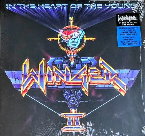WINGER WINGER II: IN THE HEART OF THE YOUNG - BLUE VINYL LP " NEW, SEALED "