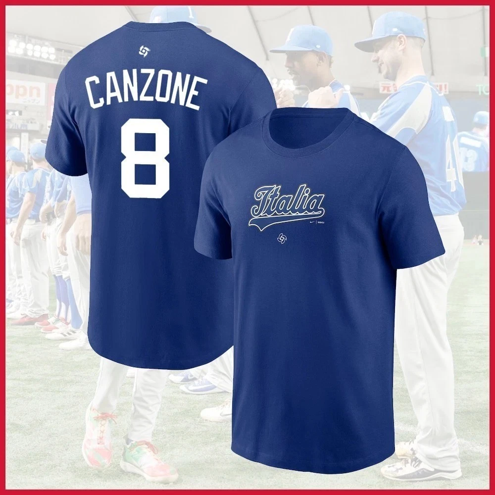Italy Baseball Team 2026 Classic Name & Number All Players Gift For Fan