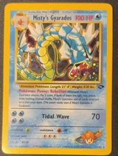 Pokémon Gyarados Holo Rare Misty's Gym Challenge 13/132 LP-MP (READ DESCRIPTION)
