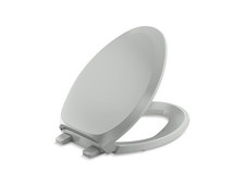 French Curve Ready Latch Quiet-Close Elongated Toilet Seat